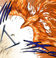 Kikōō prepares to attack Ichigo again.