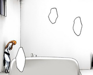 Orihime cries quietly after Ulquiorra leaves.