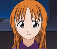 Orihime Inoue before she gains her powers.