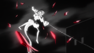 Renji's Shikai shatters during his battle with Zabimaru.