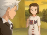 Karin encounters Tōshirō Hitsugaya once again.