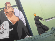 Ichigo decides to fight Jidanbō alone.