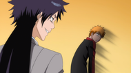 Ichigo mocks Tatsuki.