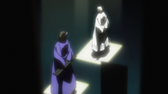 The Central 46 sit in judgment of Kisuke Urahara and Tessai.