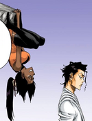 Yoruichi frente a Askin