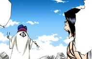 Mayuri informs Uryū that there is currently no way out of Hueco Mundo.