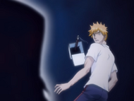 Zangetsu commends Ichigo for finding his blade.