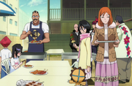 Renji joins Nozomi's barbeque.