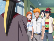 Kurōdo reveals himself to Ichigo and his friends.