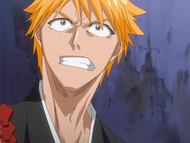 Ichigo senses the disappearance of Sado's Reiatsu.