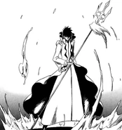 Aaroniero uwalnia Shikai Kaiena.