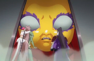 Ashisogi Jizo's Bankai glares at them