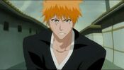 Ichigo dentro de las ilusiones de Muramasa