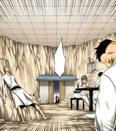 Urahara brings Hiyori to the Nest of Maggots.