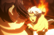 Hitsugaya attempts to unmask Kusaka.