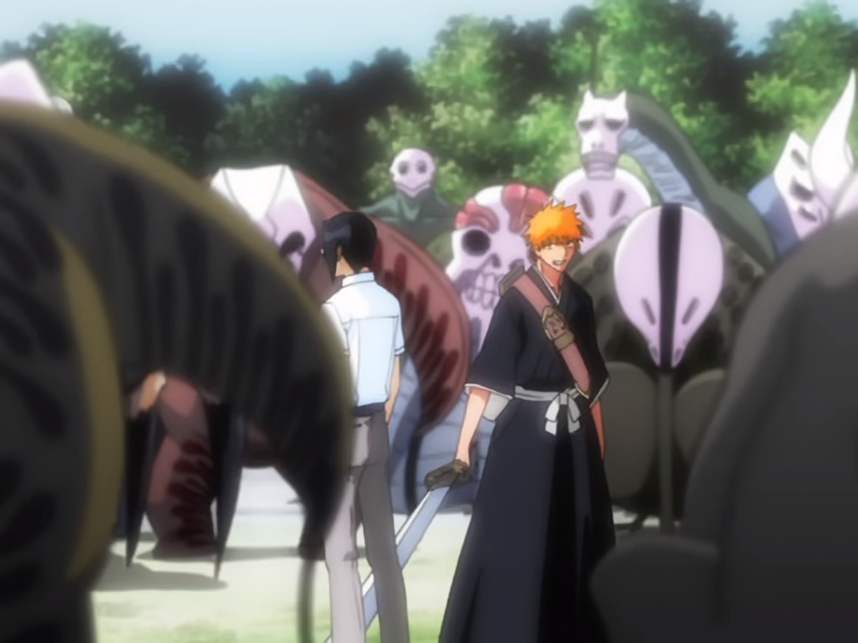 menos grande contra ichigo