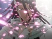 Byakuya libera a Senbonzakura.