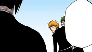 Uryū explains to Ichigo why they were informed of Aizen's betrayal.