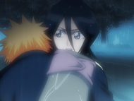 Ichigo collapses from his wounds.