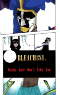 Byakuya, Mayuri, and Nemu on the cover of Chapter 381.