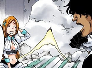 Sado asks Orihime if she is okay.