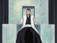 Aizen claims to not feel angry about Grimmjow Jaegerjaquez's actions.