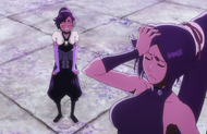 Yūshirō exasperates Yoruichi with his inability to understand sarcasm.