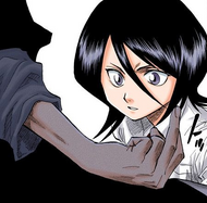 Urahara uses Shibireyubi on Rukia.