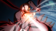 Gin's Butō: Renjin overwhelms a Hollowfied Ichigo Kurosaki.