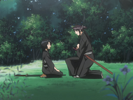 Miyako talks to Rukia Kuchiki.