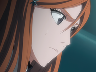 Orihime resolves to erased the Hōgyoku.