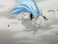 Grimmjow activates his Resurrección, Pantera.