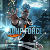 Grimmjow's character model in Jump Force.