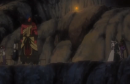 Muramasa leaves with Byakuya and Senbonzakura after asking the Zanpakutō spirits to wait a bit longer.