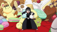 Rukia attacked with Riruka's toys.