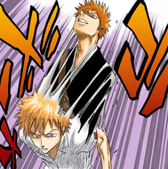 Ichigo exits his body.