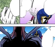 Mayuri explains his view of perfection to Szayelaporro.