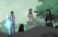 Rukia joins Orihime and her friends.