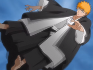 Ichigo is flipped with Taketonbo.