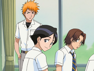 Ichigo, Mizuiro and Keigo.