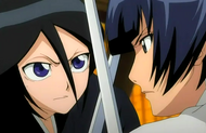 Suì-Fēng clashes with Rukia