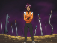 Yoruichi explains the concept of Bankai.