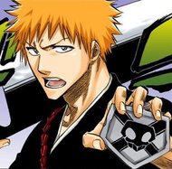 Ichigo identifies himself as a Substitute Shinigami.