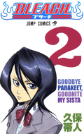 Rukia on the cover of Volume 2.