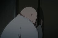 Hiyosu answers the door before being ambushed by Rukia.