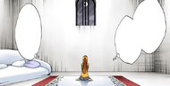 Orihime sits alone in her new room.