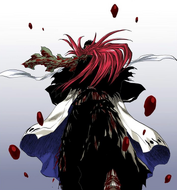 Renji attempts to attack Byakuya one last time.