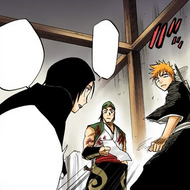 Hanatarō reveals that he knows who Rukia Kuchiki is and where she is being held.