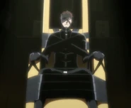 Aizen siendo juzgado por la Camara de los 46(Anime)