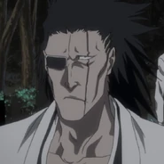 Que pasa... acaso creíste que no podía cortarte. Déjame decirte algo. Tu imaginación no puede crear algo que no sea capaz de cortar. Porque yo soy Kenpachi.